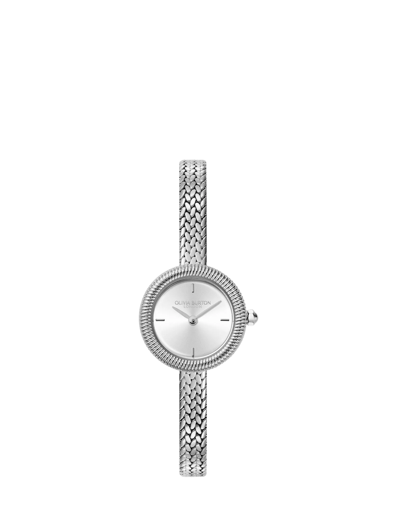 Olivia Burton women's mesh strap watch silver - British product