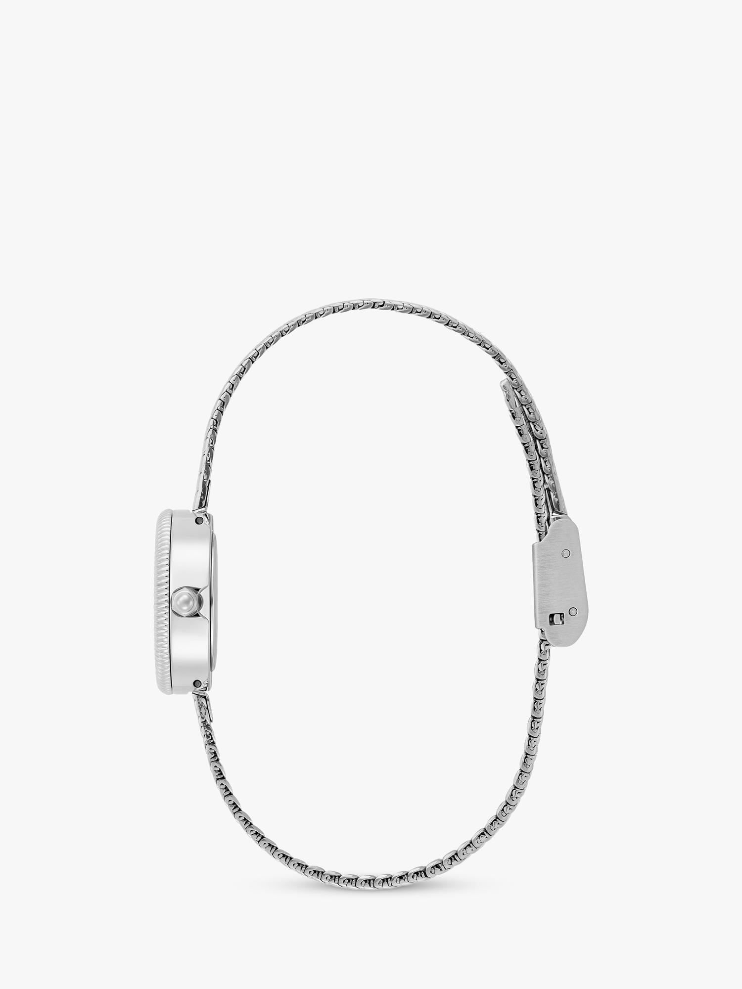 Olivia Burton women's mesh strap watch silver - British product