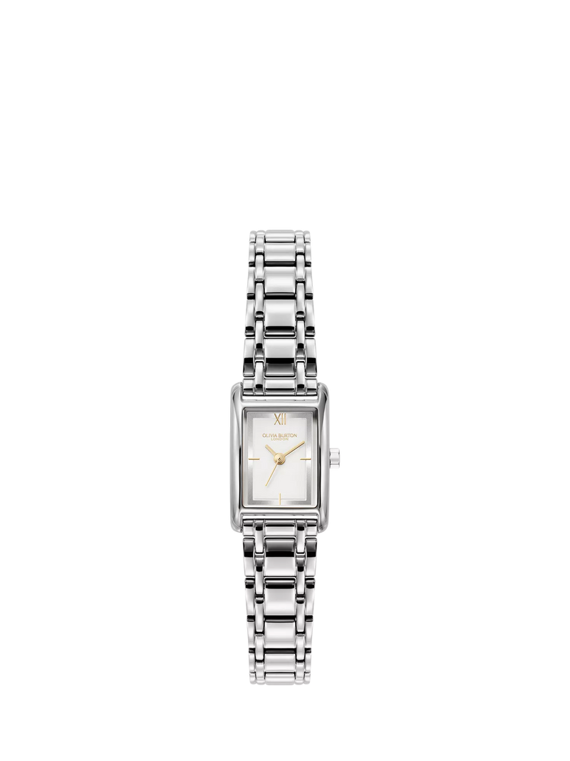 Olivia Burton women's silver stainless steel watch (British brand)