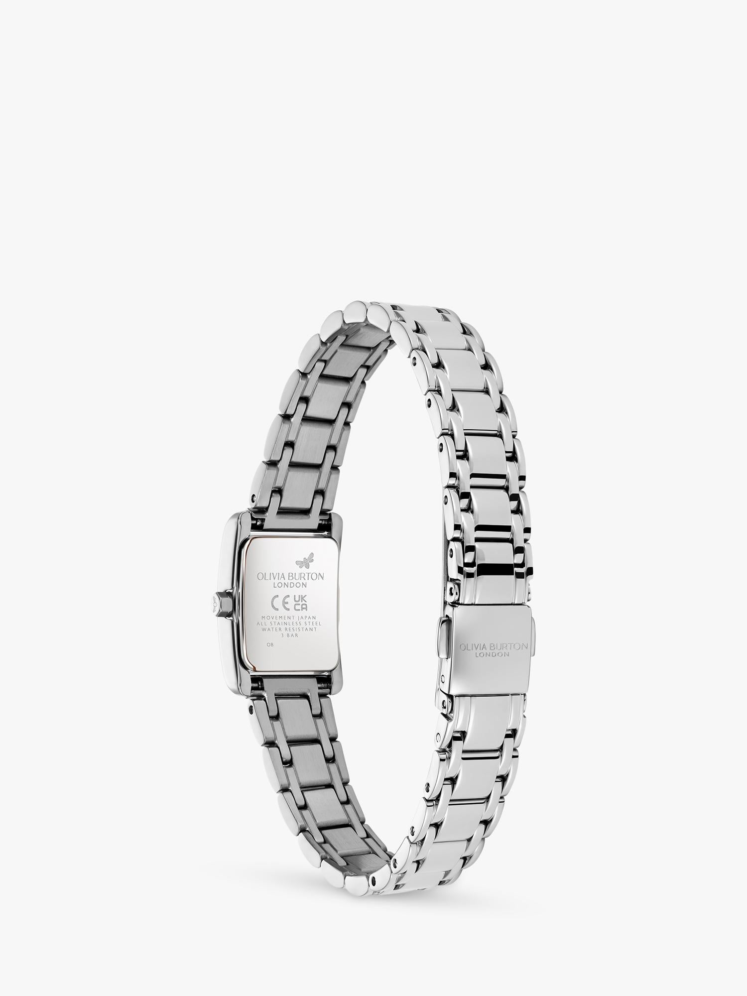Olivia Burton women's silver stainless steel watch (British brand)