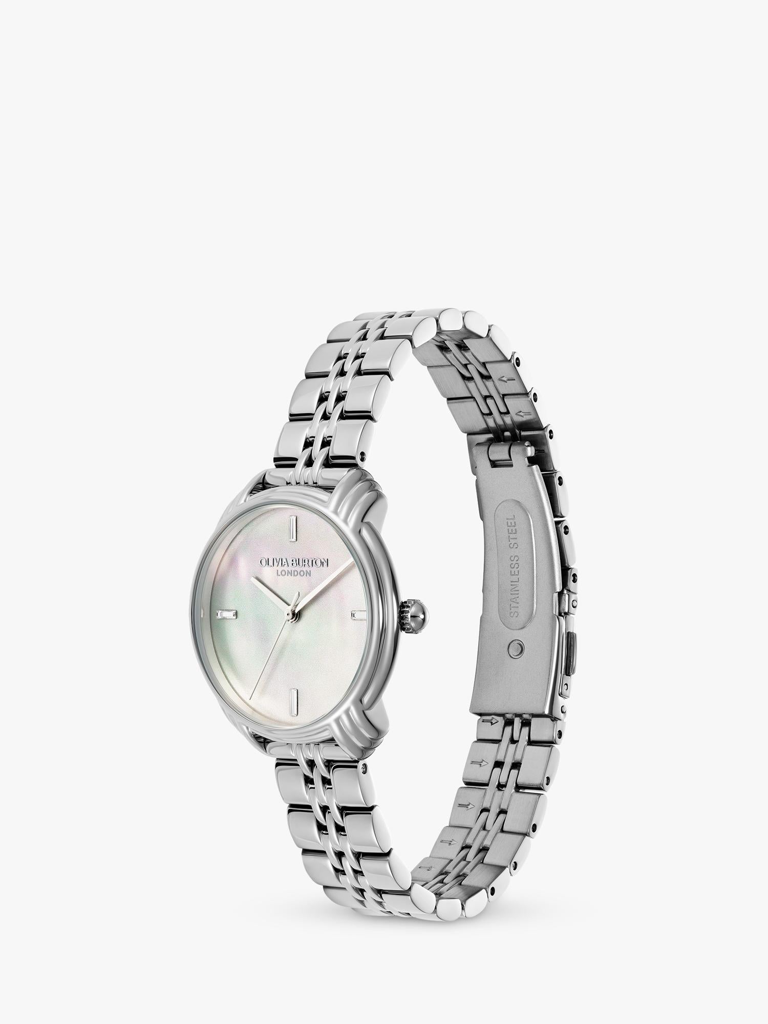 Olivia Burton women's bracelet watch silver 30mm - British product