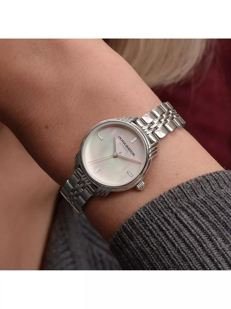 Olivia Burton women's bracelet watch silver 30mm - British product