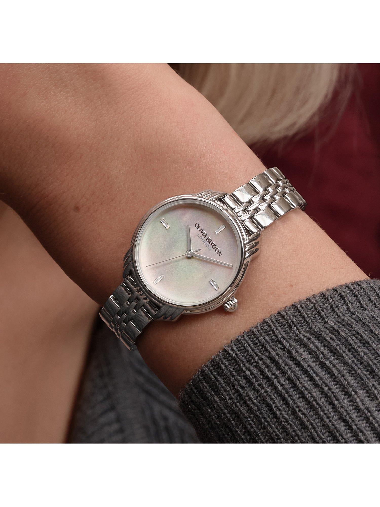 Olivia Burton women's bracelet watch silver 30mm - British product