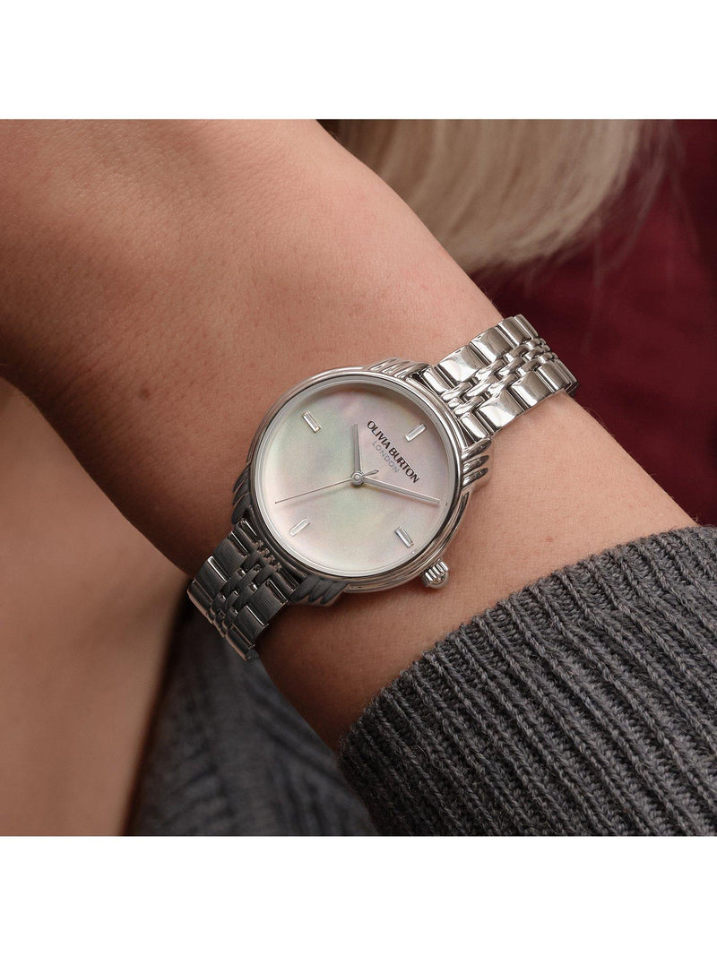 Olivia Burton women's bracelet watch silver 30mm - British product
