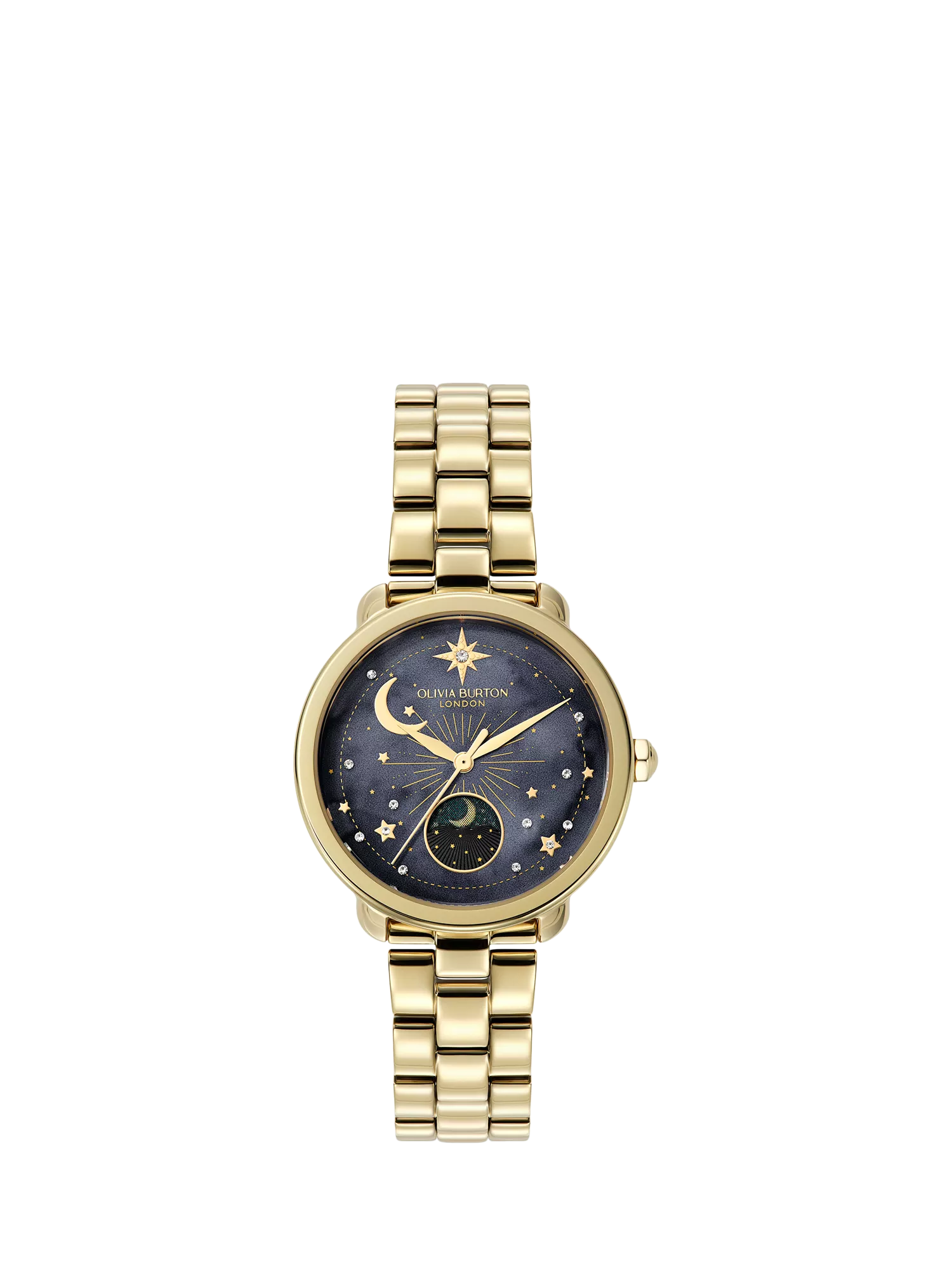 Olivia Burton 24000298 Women's Stainless Steel Bracelet Strap Watch, Gold