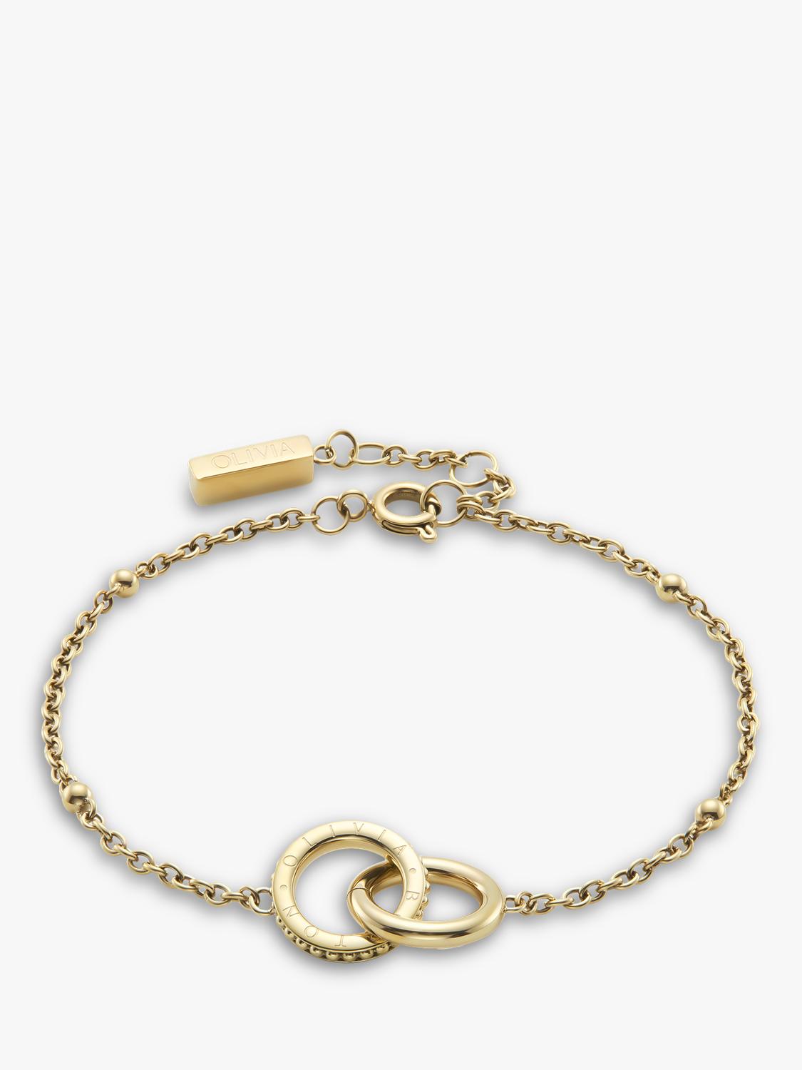 Olivia Burton watch and bracelet set gold 34mm (British brand)