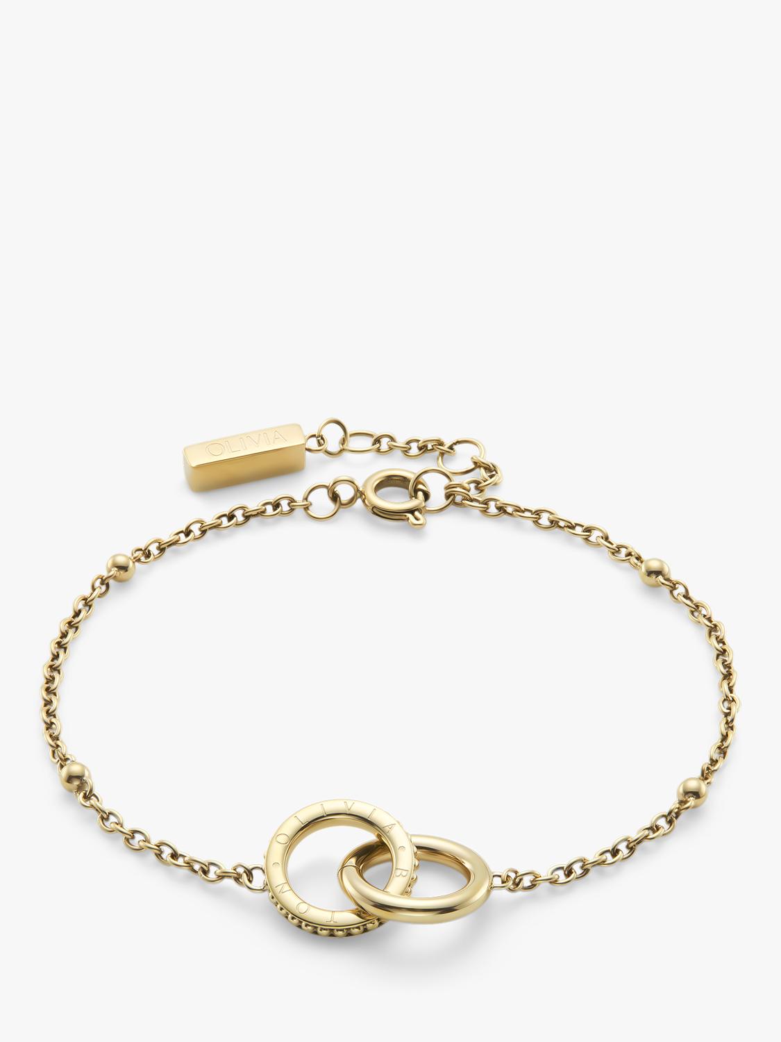Olivia Burton watch and bracelet set gold 34mm (British brand)