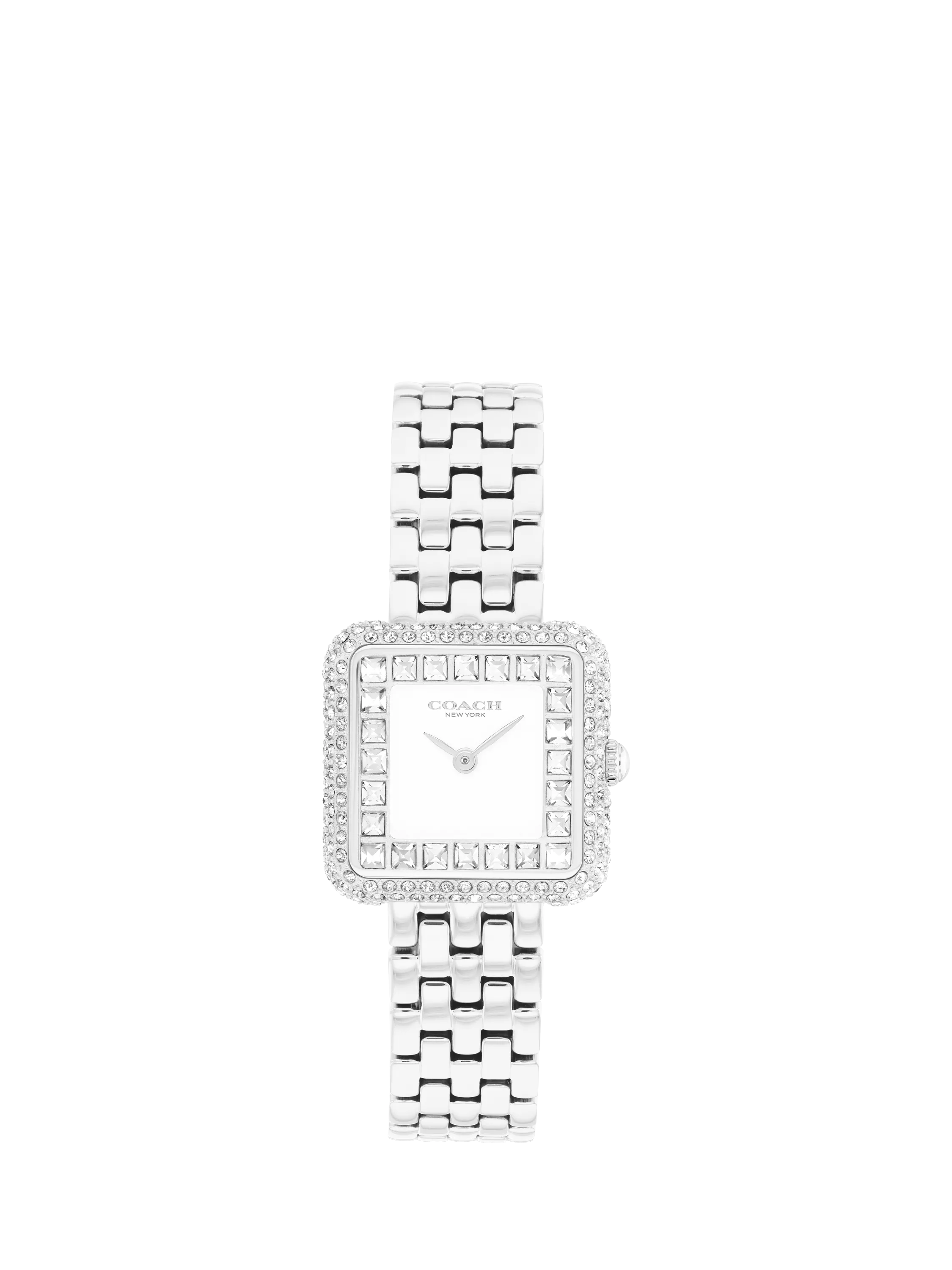 Coach ladies pave crystal bracelet watch stainless steel (British brand)