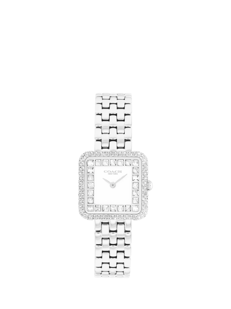 Coach ladies pave crystal bracelet watch stainless steel (British brand)