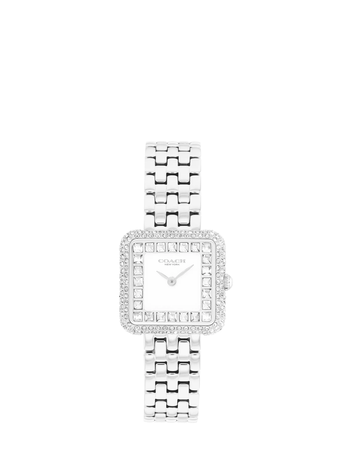 Coach ladies pave crystal bracelet watch stainless steel (British brand)