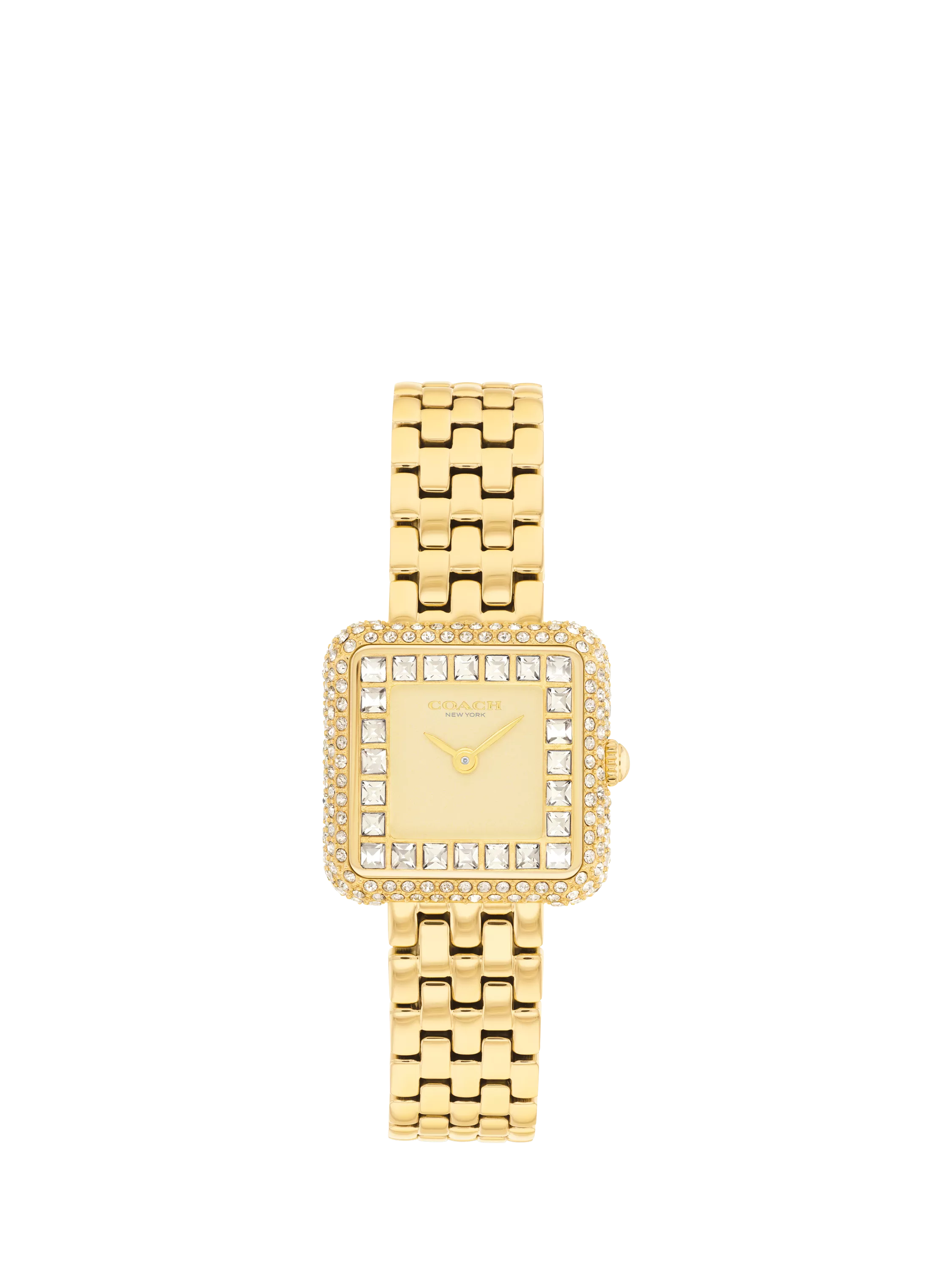 Coach Pave Crystal Bracelet Strap Watch