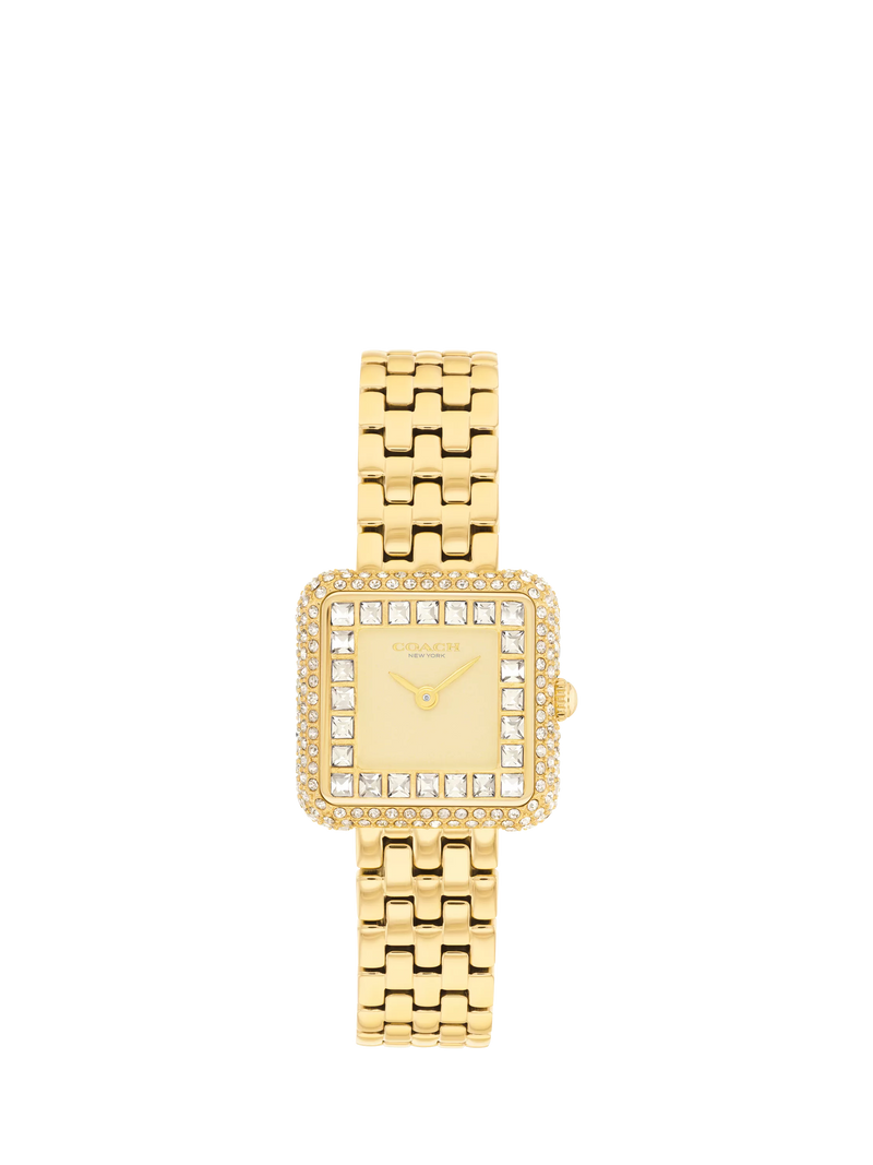 Coach Pave Crystal Bracelet Strap Watch