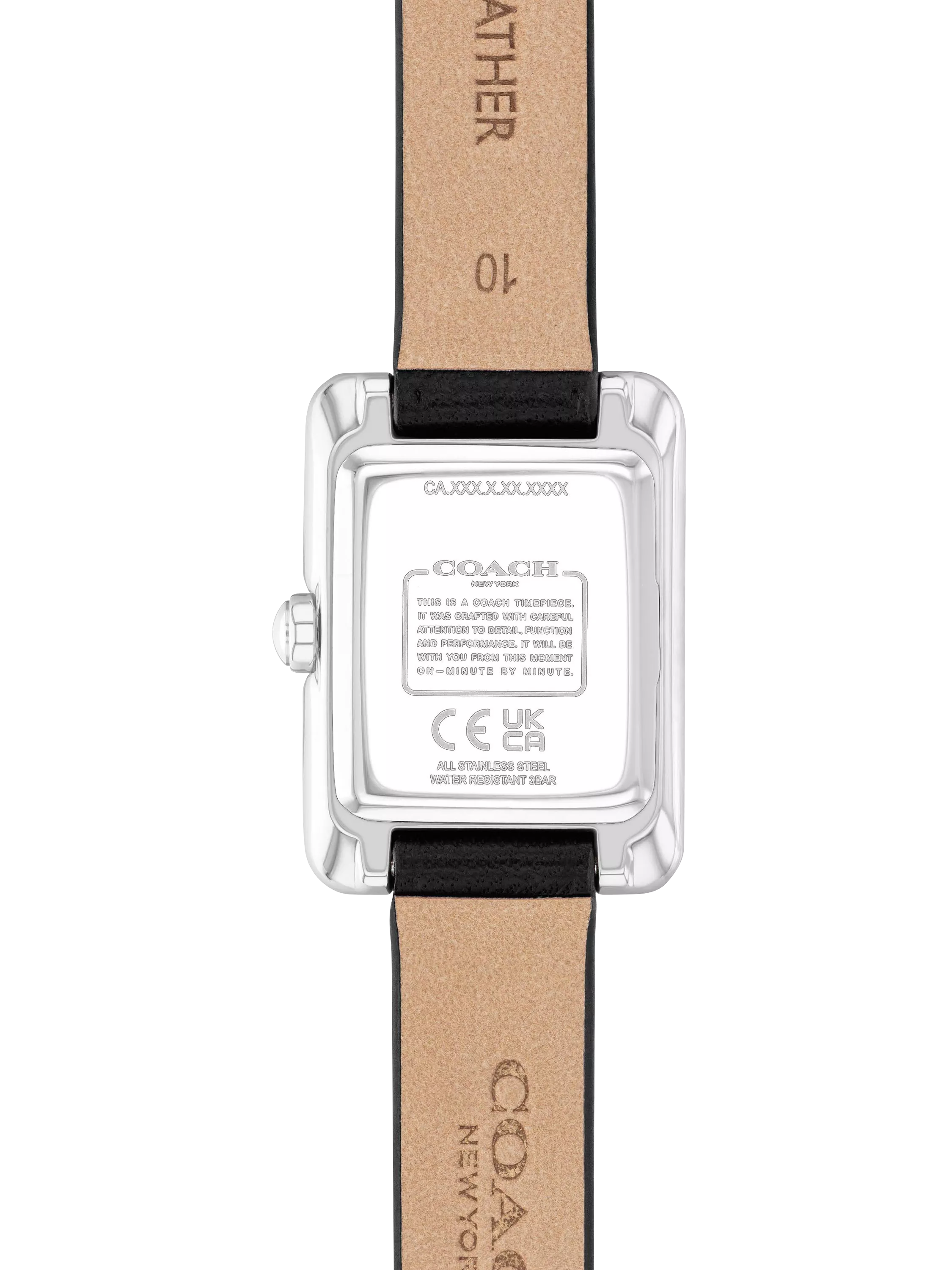 Coach Mara leather strap ladies watch, UK version