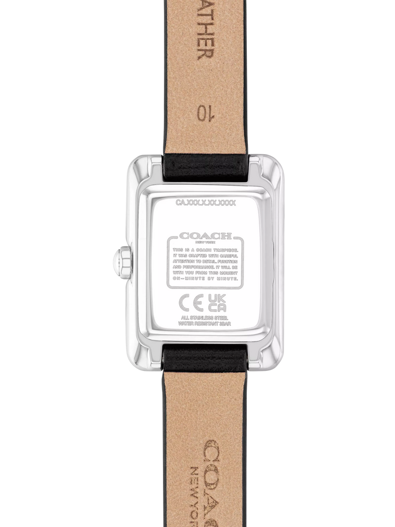 Coach Mara leather strap ladies watch, UK version