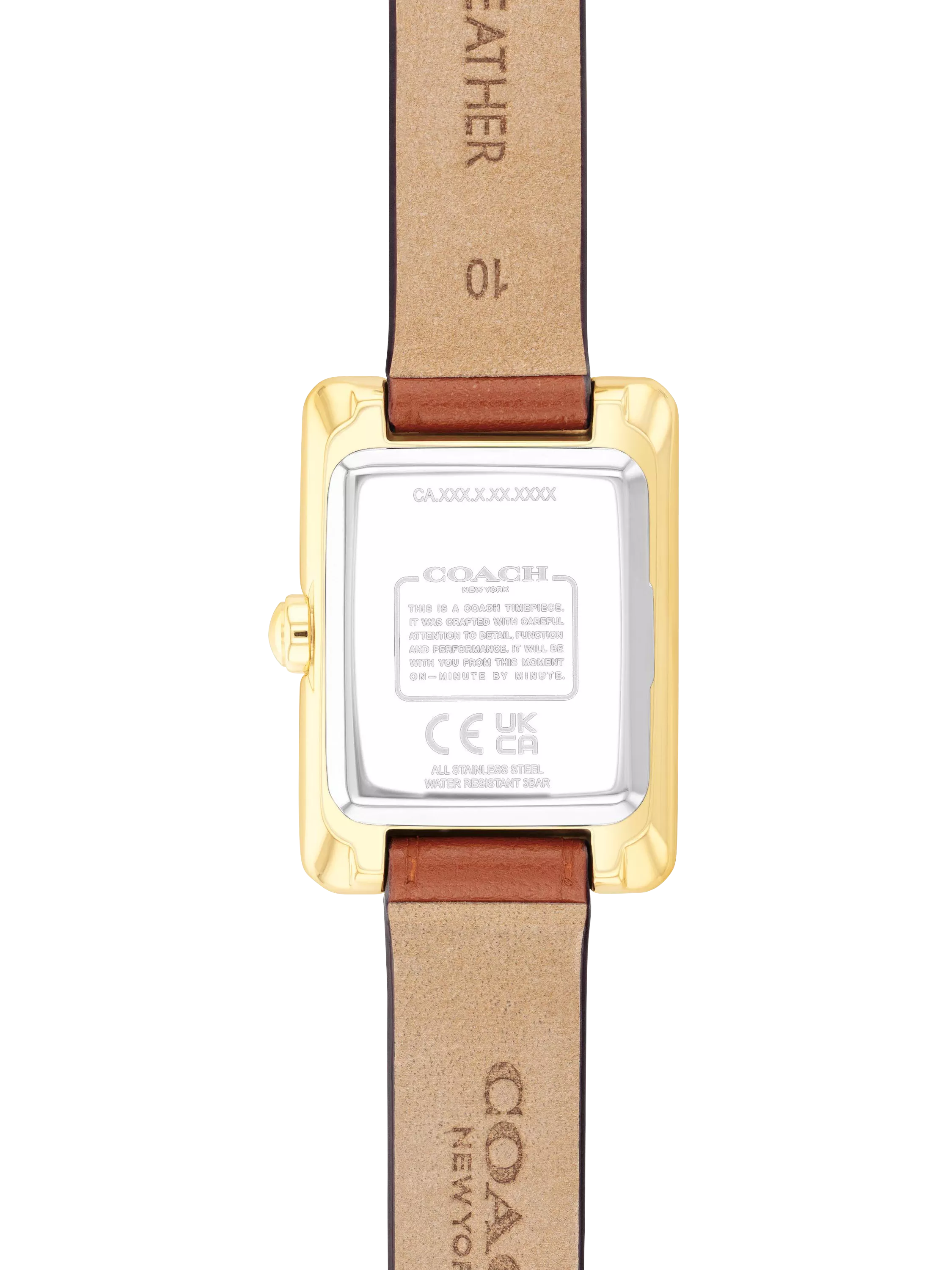 Coach ladies Mara leather strap watch (British brand)