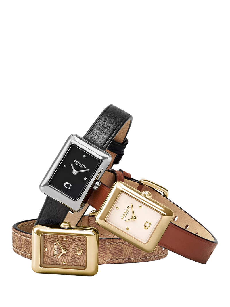 Coach ladies Mara leather strap watch (British brand)