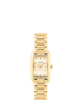 Coach women's crystal bracelet watch light gold dial, UK version
