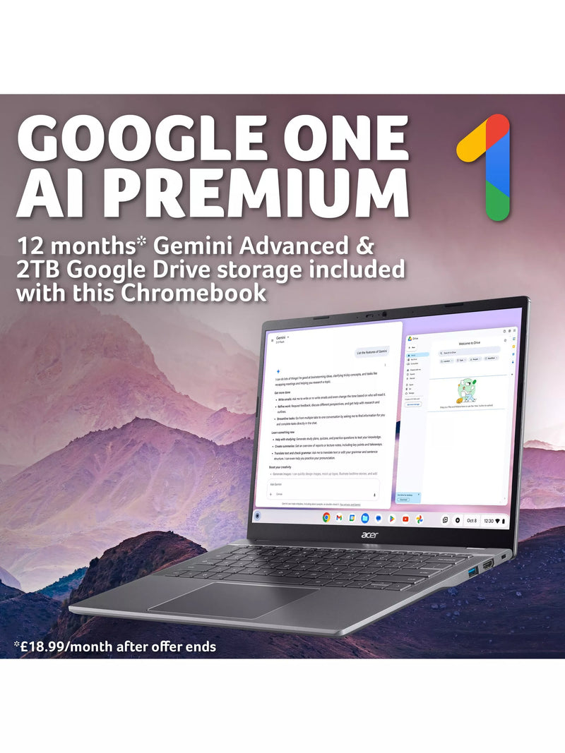 Acer Chromebook Plus 514 14 inch, UK version