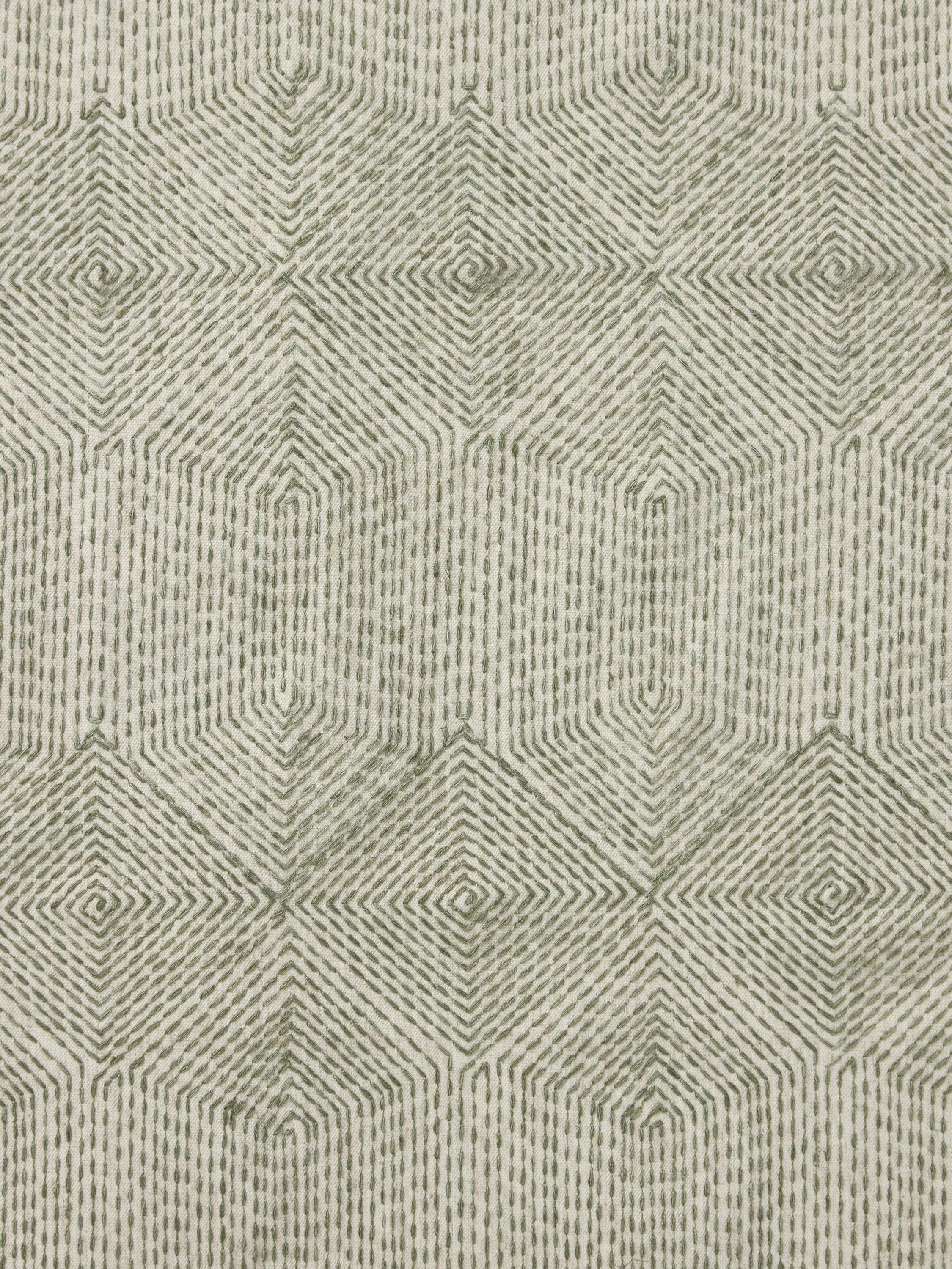 John Lewis Flax Embroidery Furnishing Fabric 140cm Wide