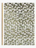 John Lewis Serena abstract velvet fabric in green (British brand)