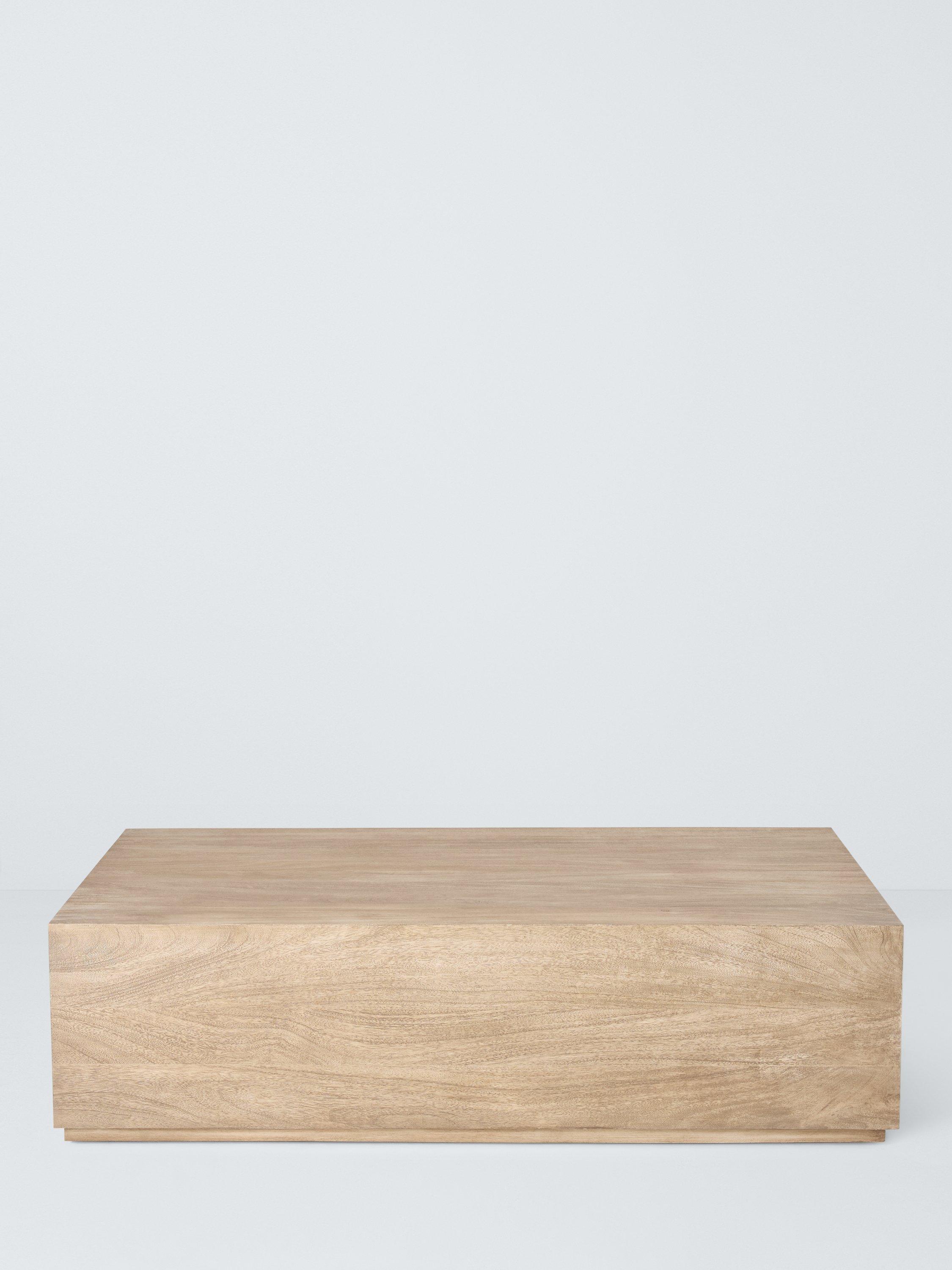 John Lewis Haven coffee table natural mango wood, imported from the UK