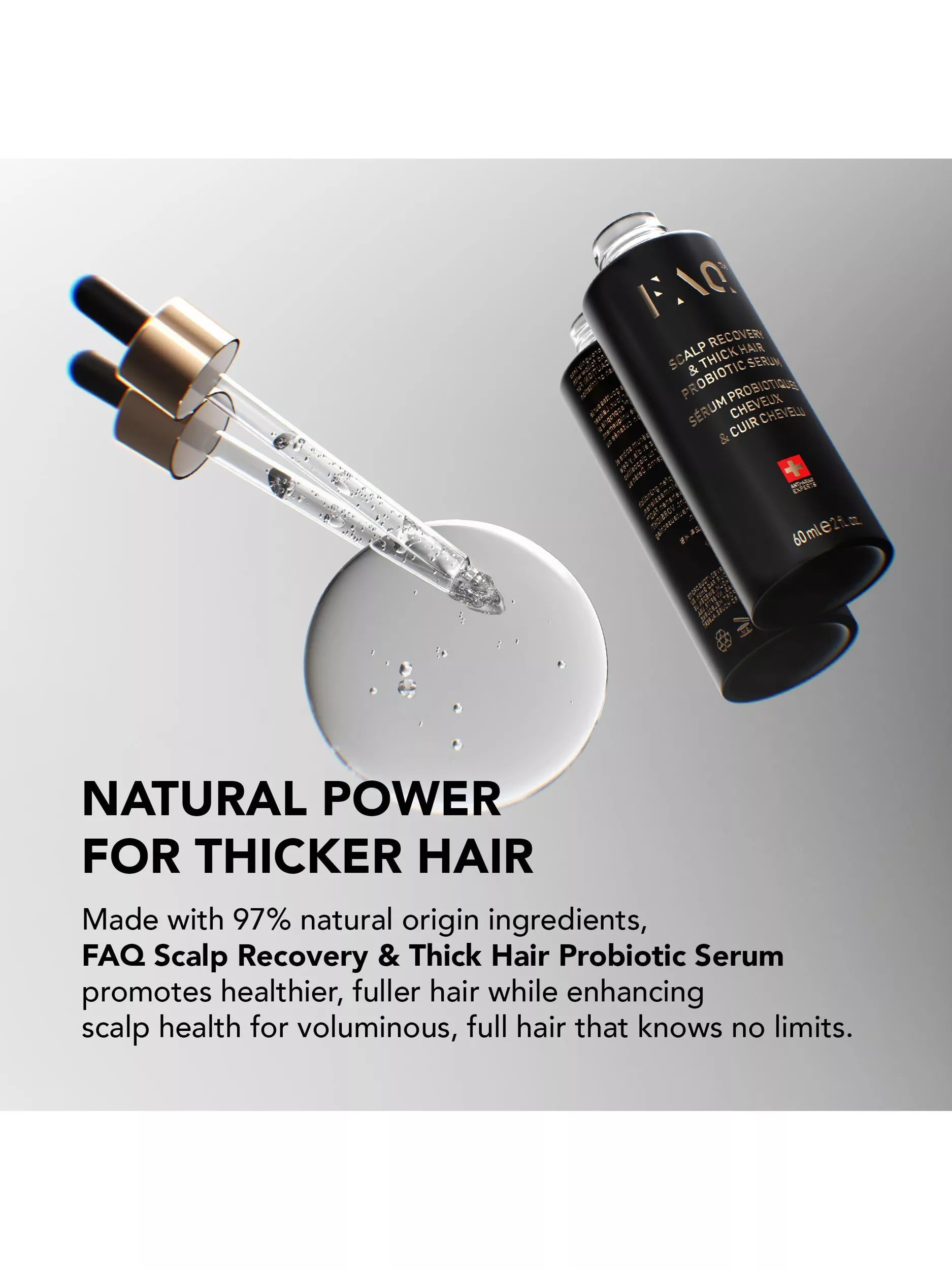 FOREO FAQ scalp recovery serum 60ml, imported from the UK