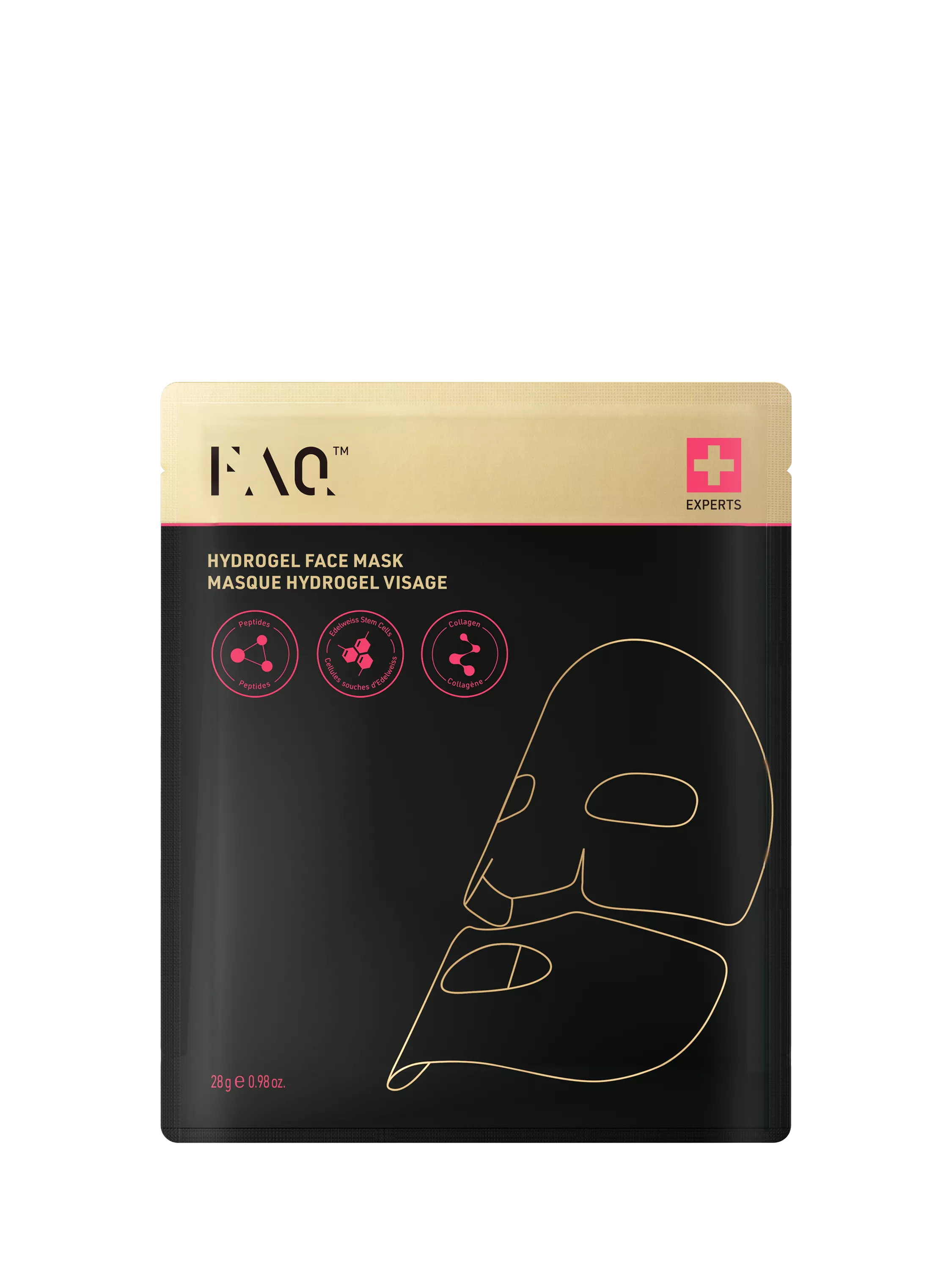 FOREO FAQ Glass Skin Collagen Face Mask x1, UK version