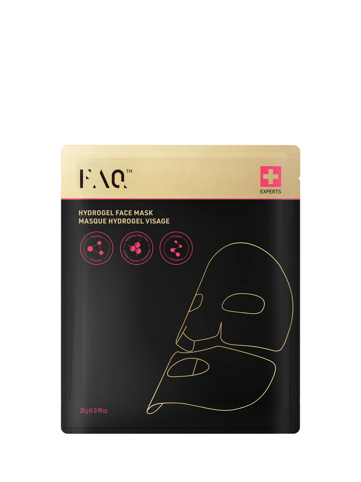 FOREO FAQ Glass Skin Collagen Face Mask x1, UK version