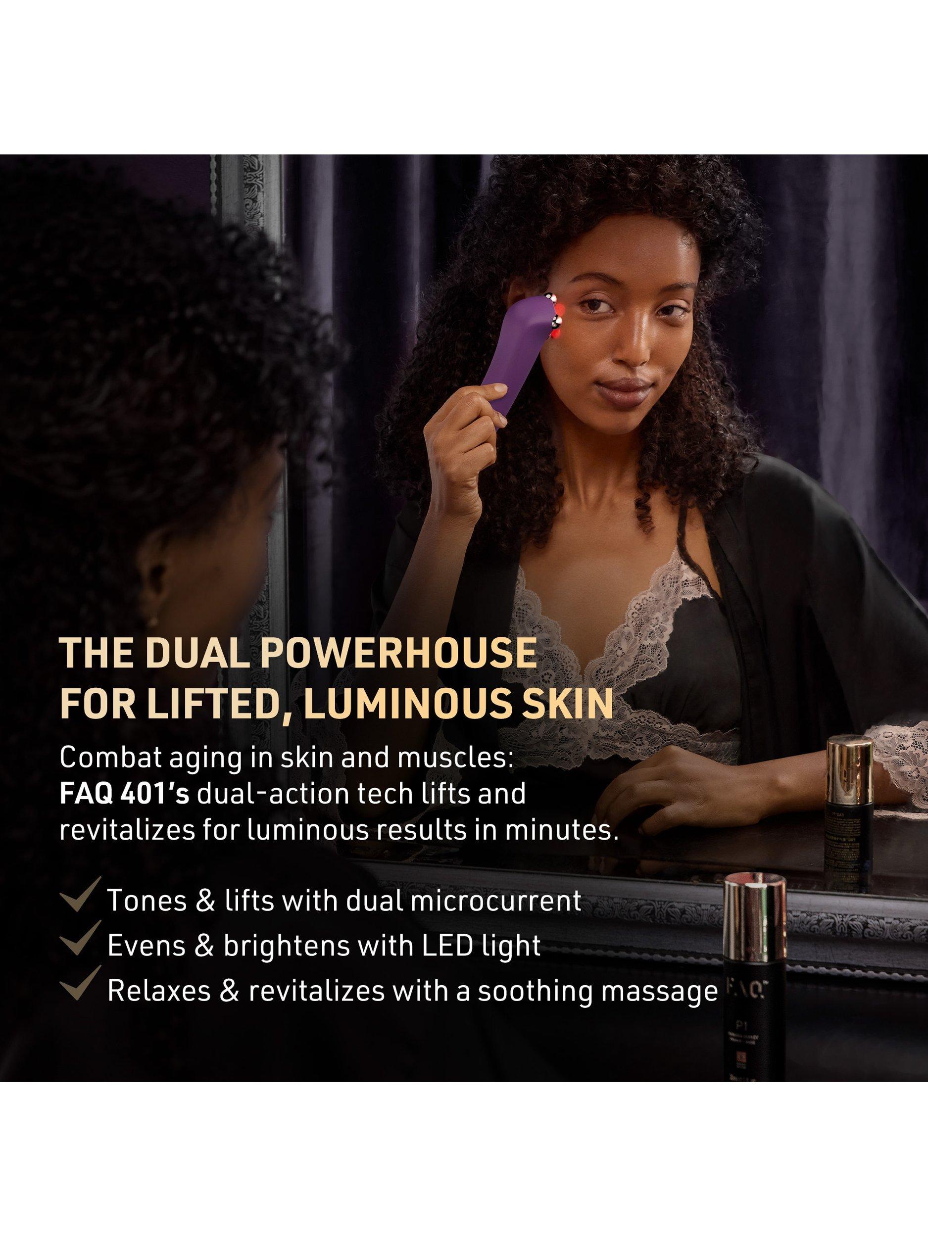 FOREO microcurrent LED face toning device FAQ 401 - British product