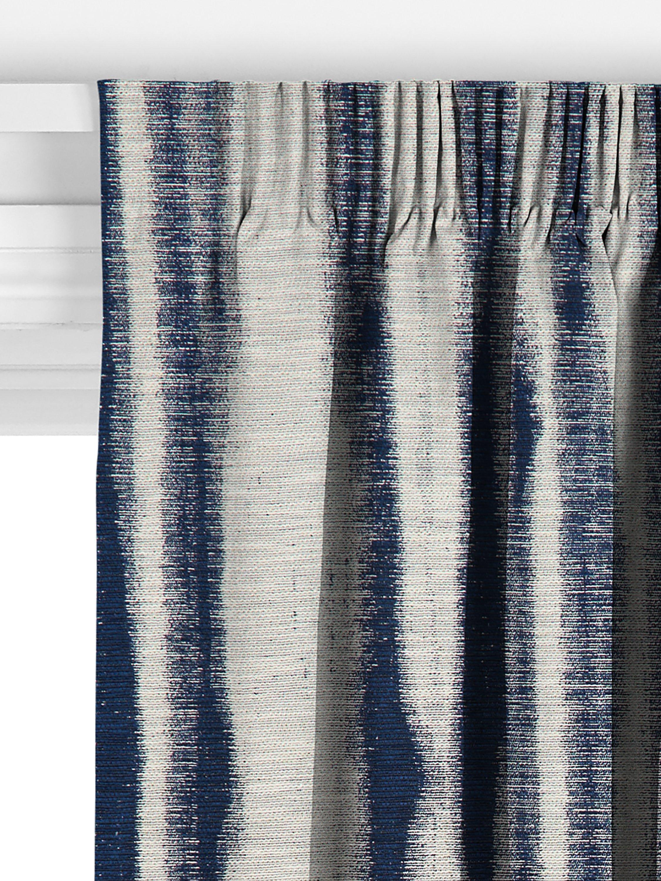 John Lewis Ombre Ikat indigo curtains, made to measure - British product