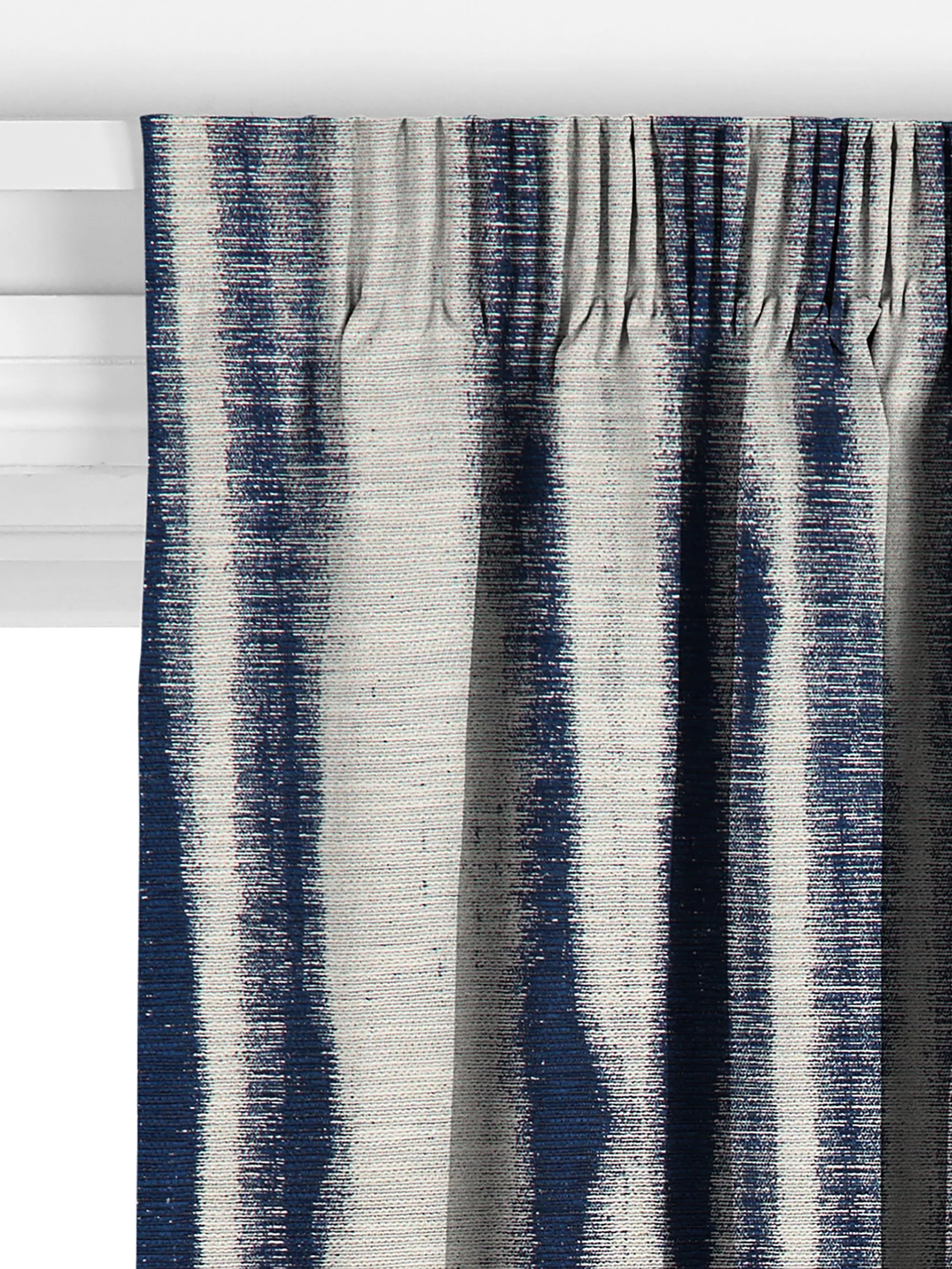 John Lewis Ombre Ikat indigo curtains, made to measure - British product