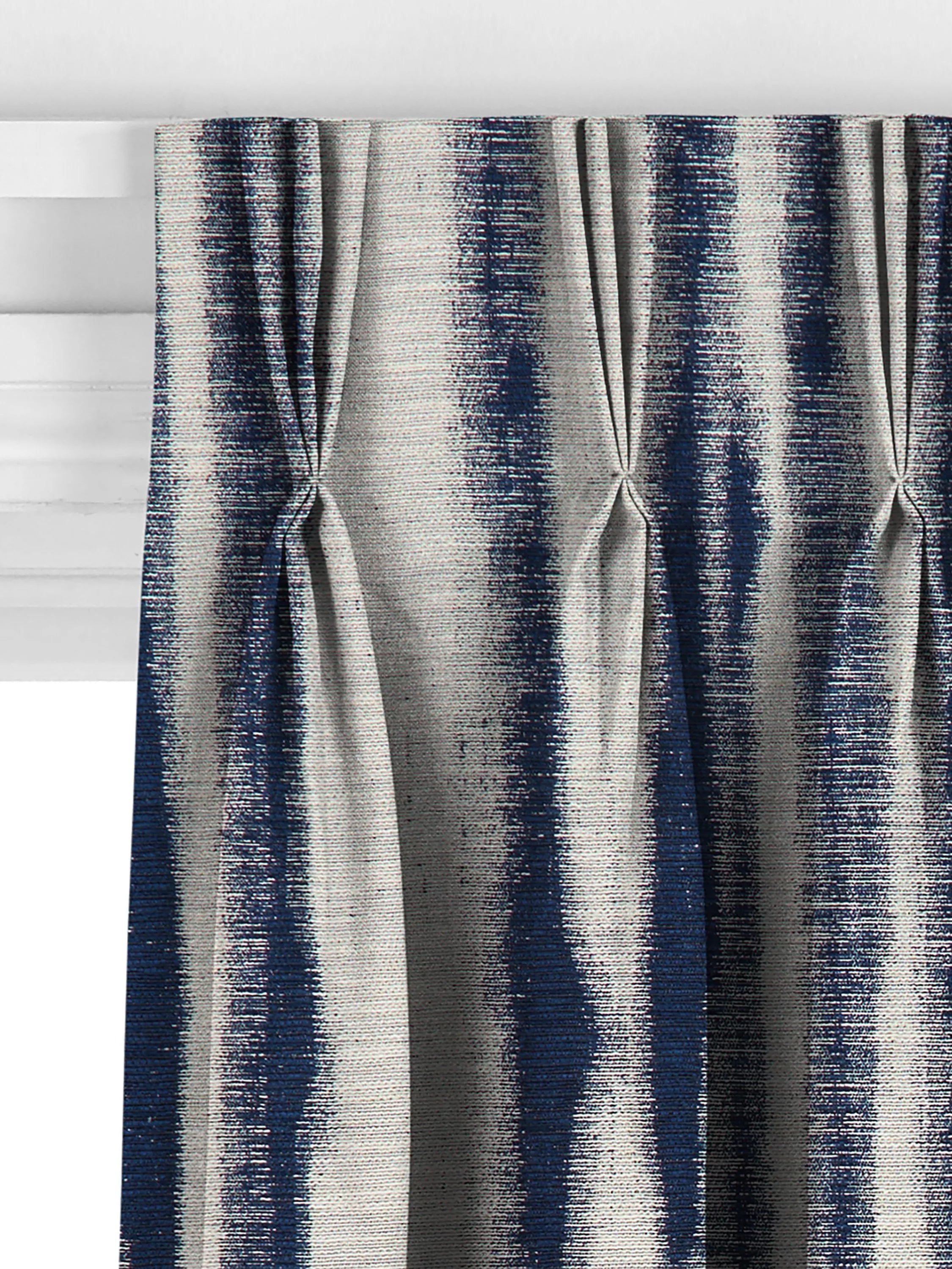John Lewis Ombre Ikat indigo curtains, made to measure - British product