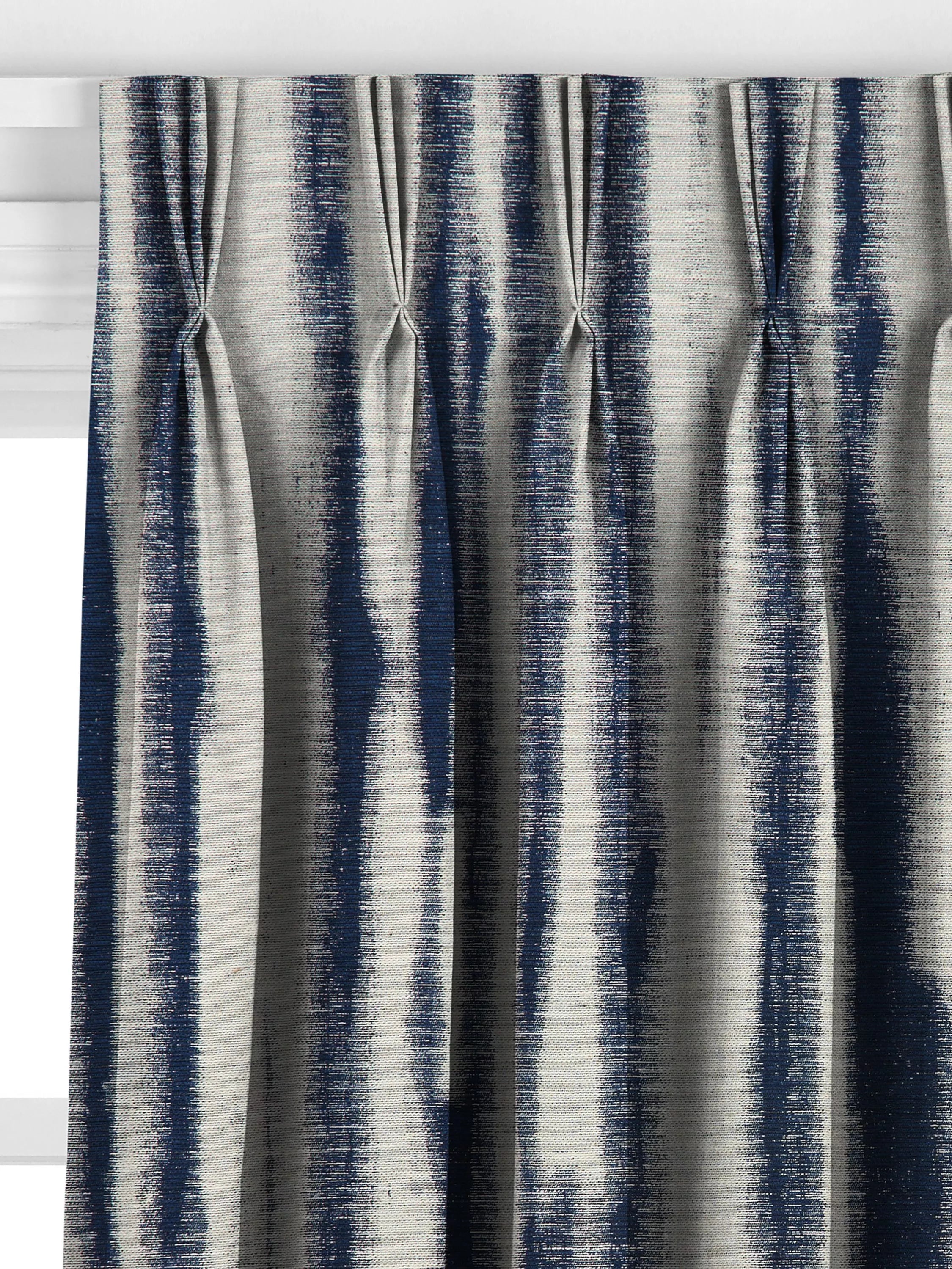 John Lewis Ombre Ikat indigo curtains, made to measure - British product