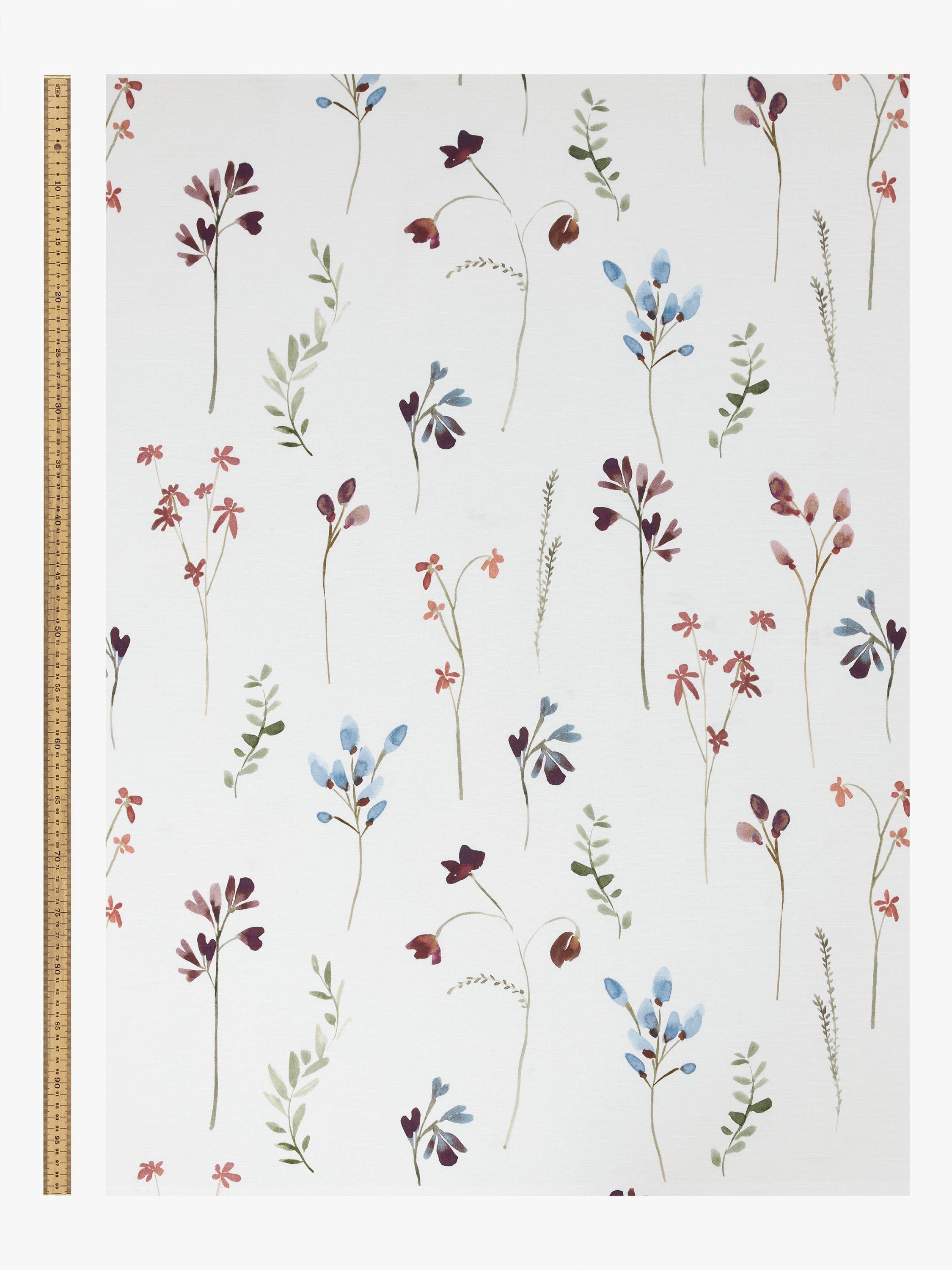 John Lewis floral print furnishing fabric multi width 145cm, imported from the UK