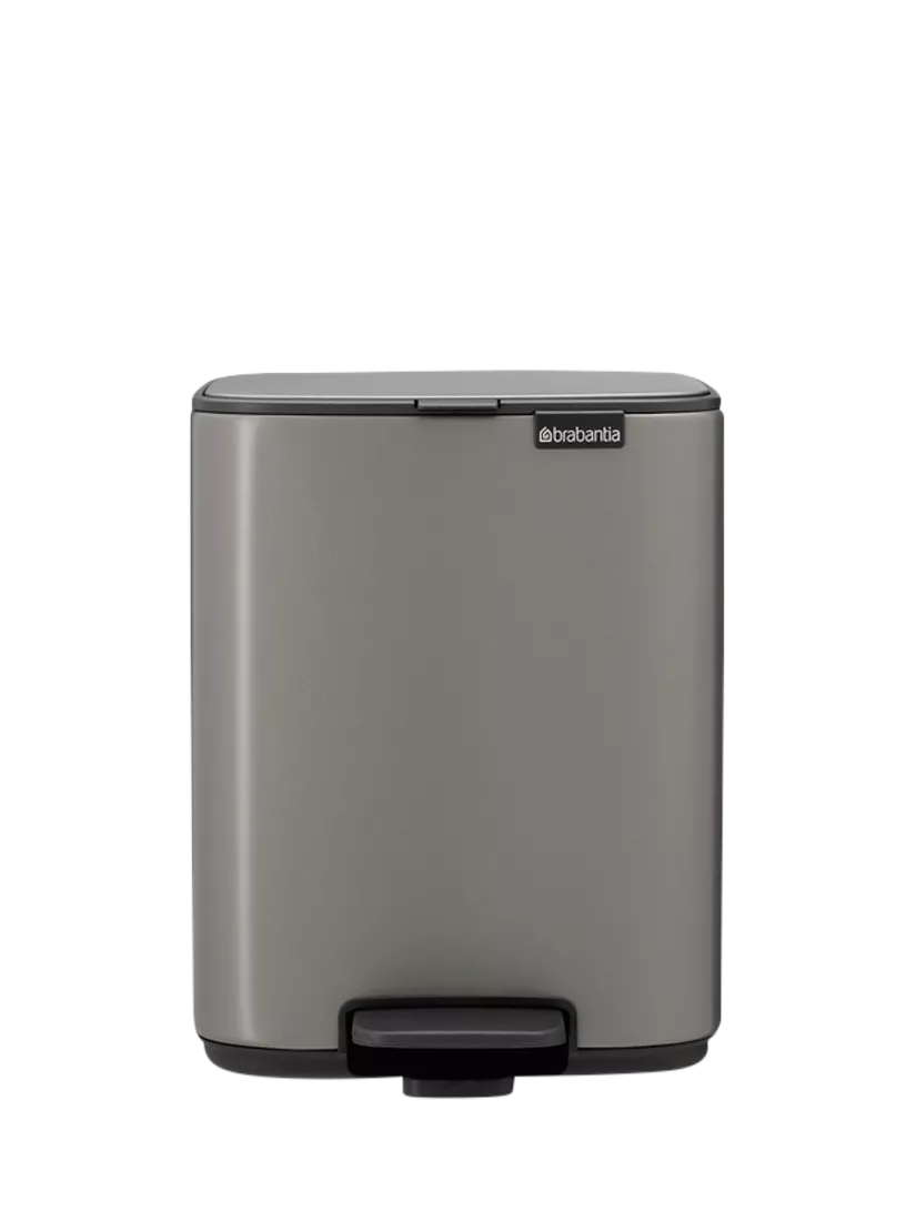 Brabantia Bo bathroom pedal bin Platinum 7L, UK version