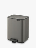 Brabantia Bo bathroom pedal bin Platinum 7L, UK version