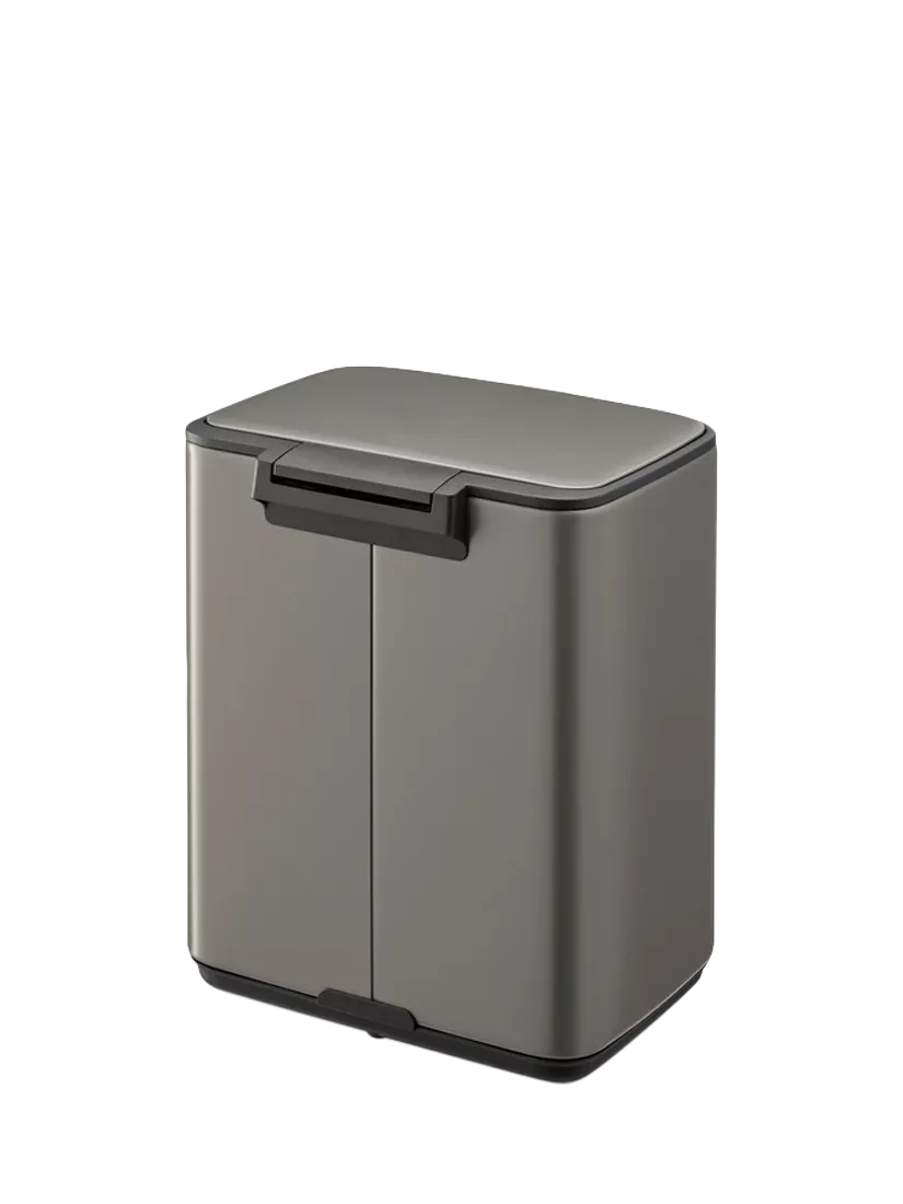 Brabantia Bo bathroom pedal bin Platinum 7L, UK version