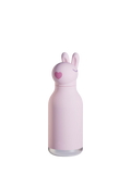 Asobu pink water bottle with bunny head 16oz, imported from the UK
