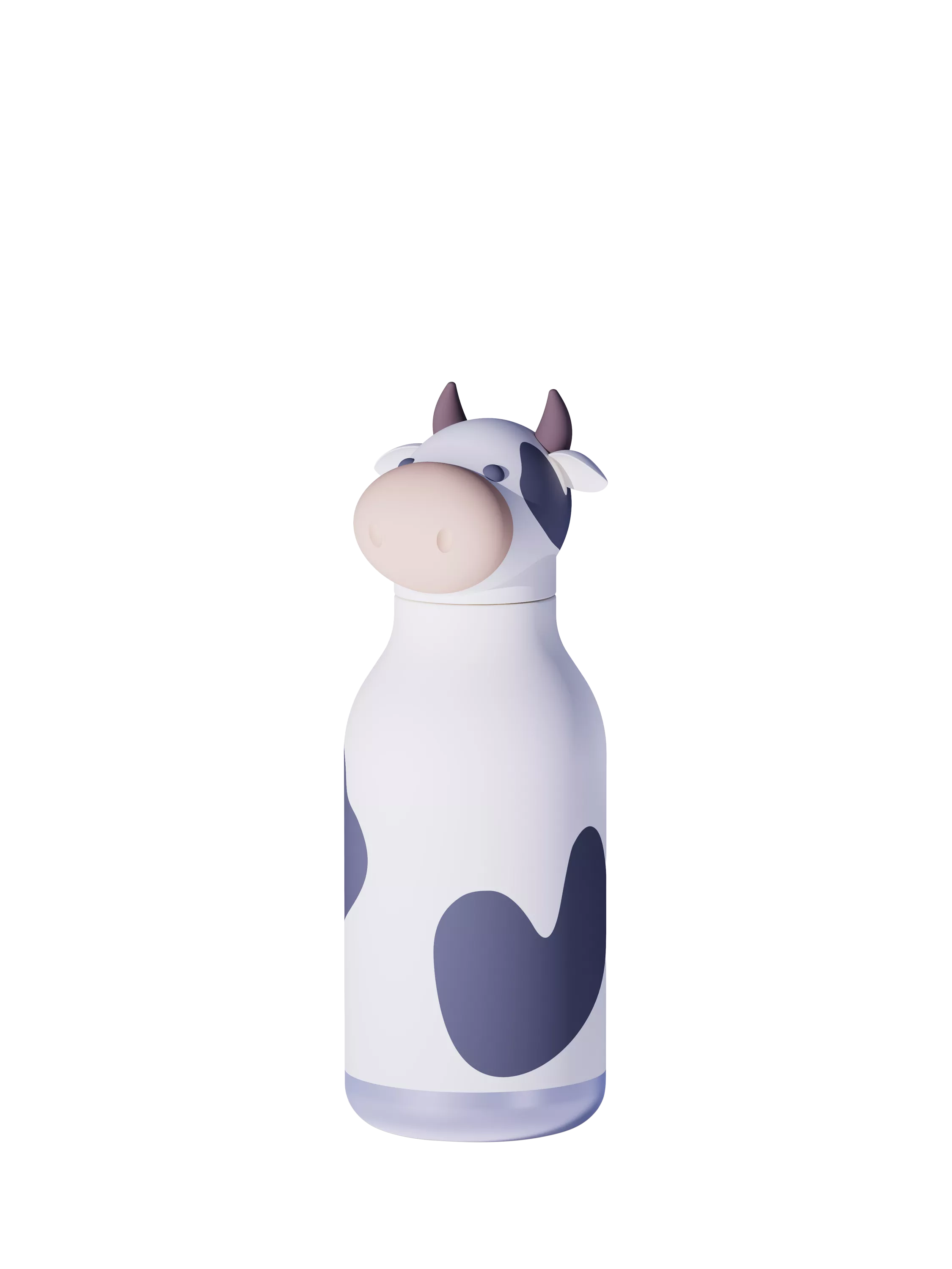 Asobu Cow Bestie water bottle black 16oz, UK version