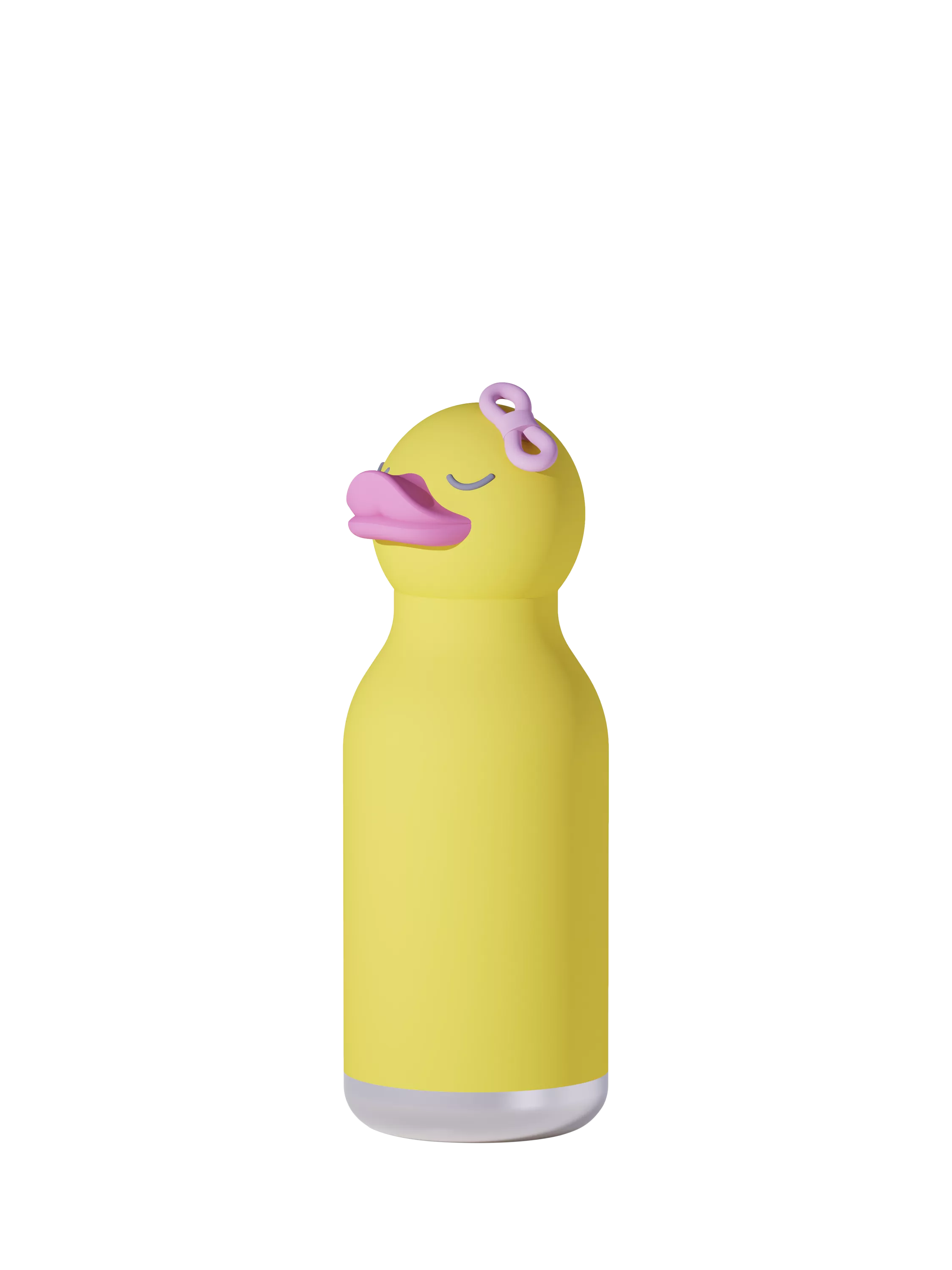 Asobu Ducky Bestie water bottle yellow 16oz, imported from the UK