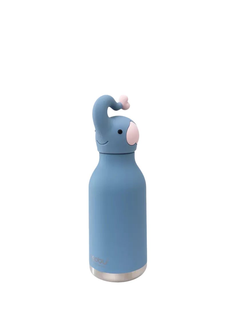 Asobu Elephant Bestie water bottle blue 16oz - British product