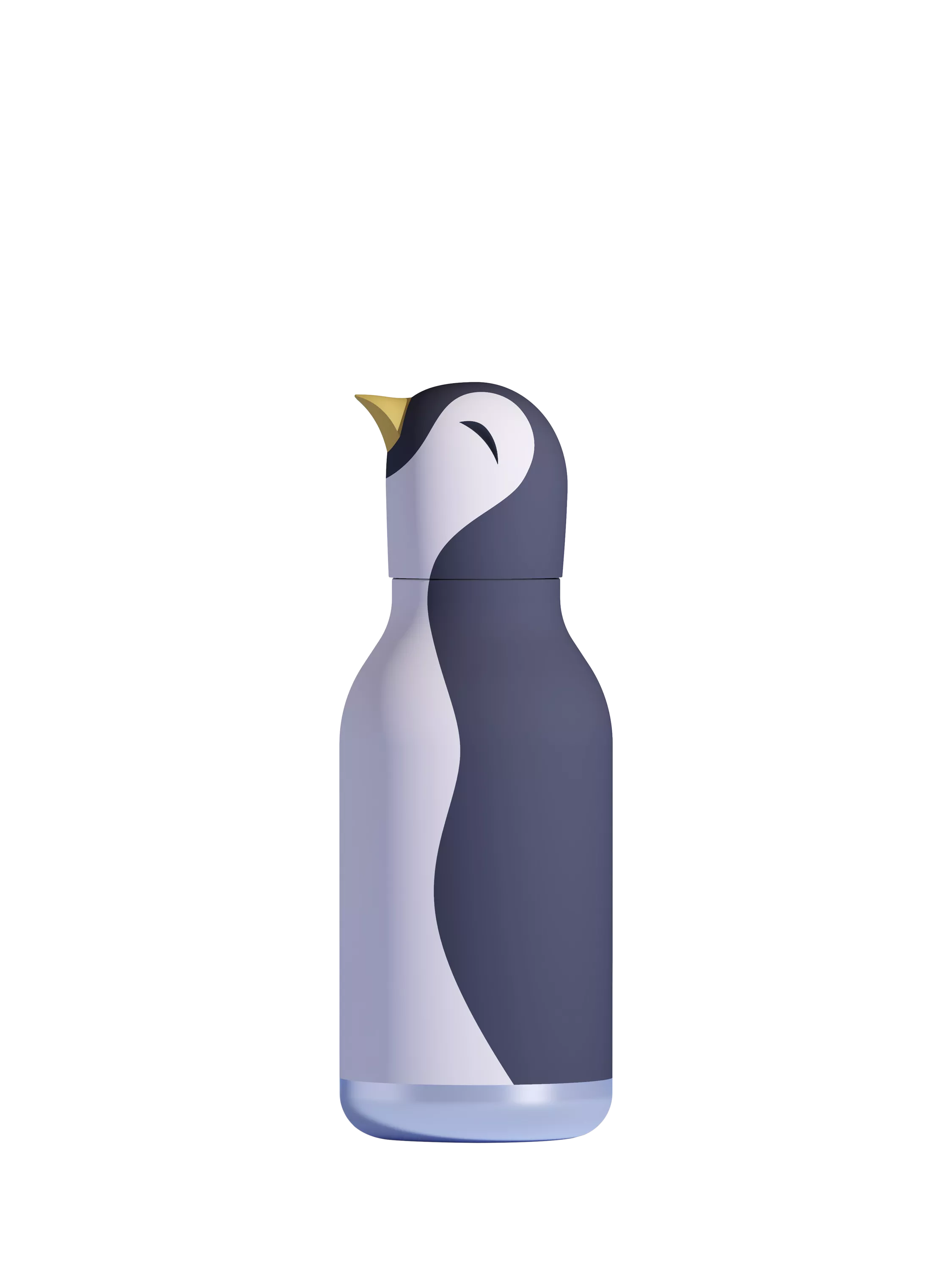 Asobu Penguin Bestie water bottle black 16oz, UK version