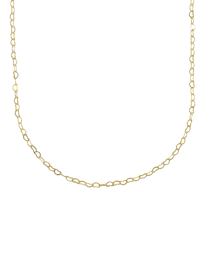Ottoman Hands 18ct gold heart chain necklace - British product