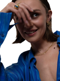 Ottoman Hands 18ct gold heart chain necklace - British product
