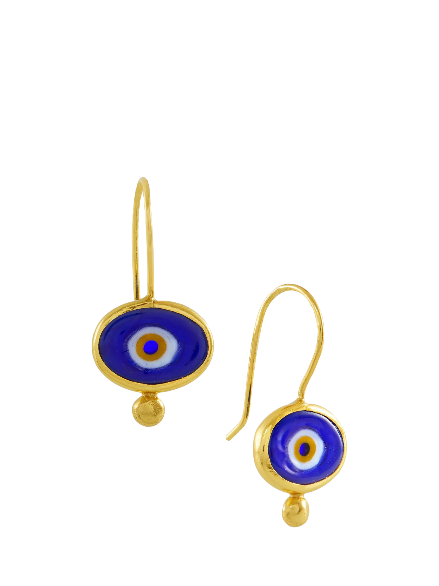 Ottoman Hands Alara Evil Eye Drop Earrings