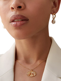 Ottoman Hands Gloria pearl stud earrings, UK version