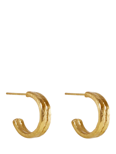 John Lewis Ottoman Hands Rory Hoop Earrings Gold- Buy online at McGrocer