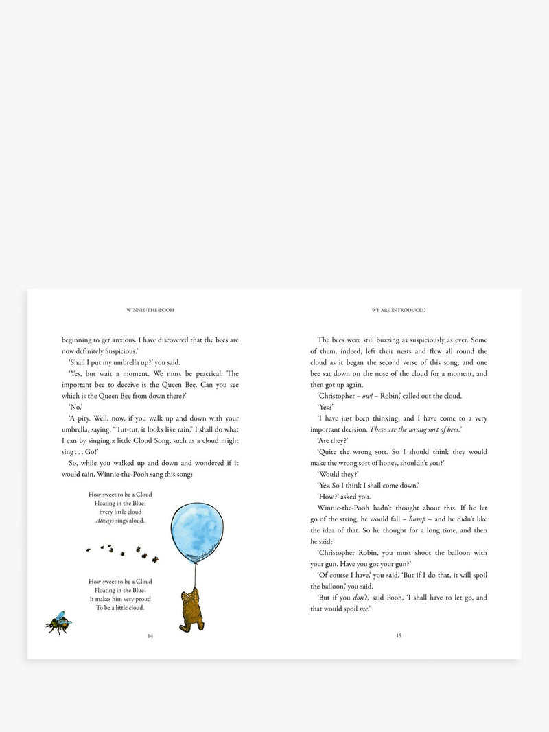 Winnie the Pooh Anniversary Edition children's book, imported from the UK
