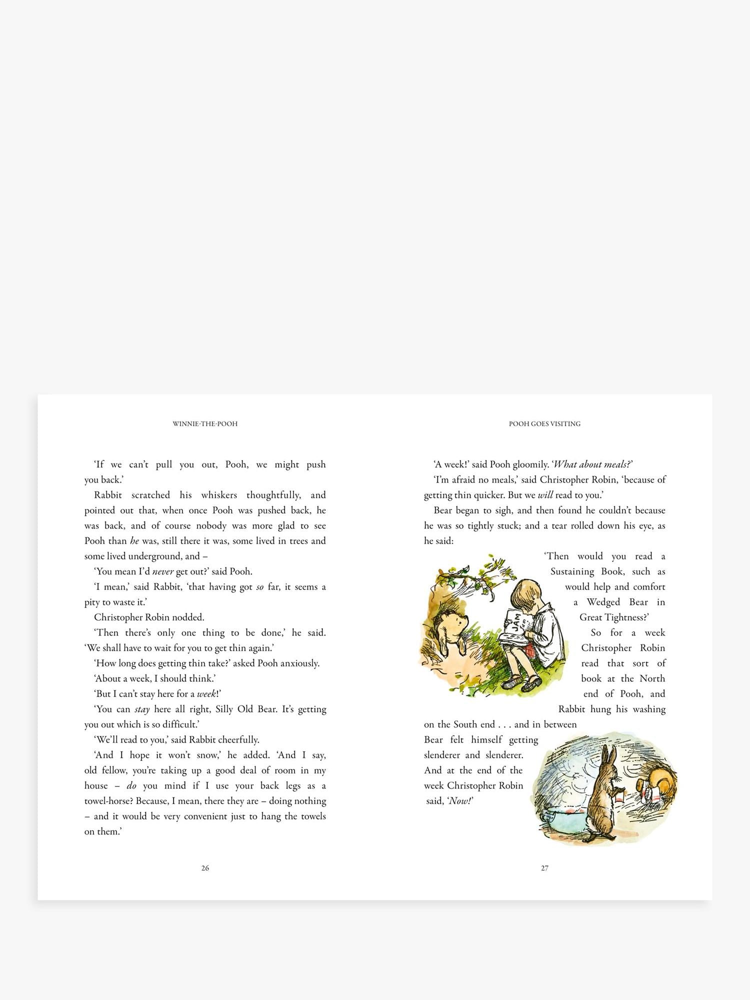 Winnie the Pooh Anniversary Edition children's book, imported from the UK