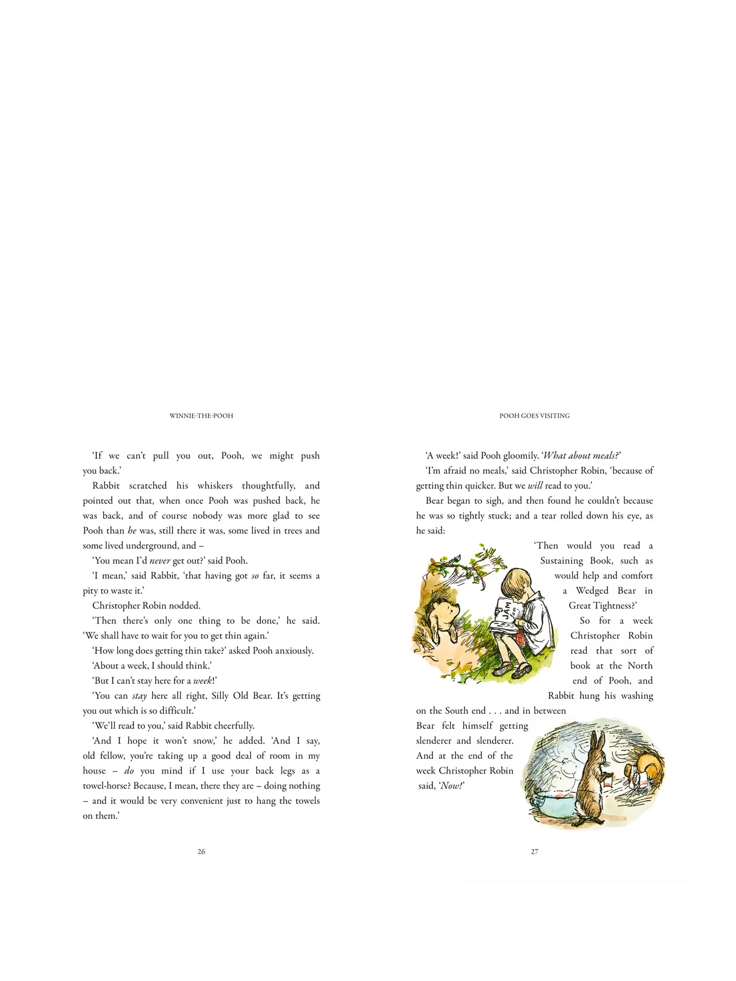 Winnie the Pooh Anniversary Edition children's book, imported from the UK